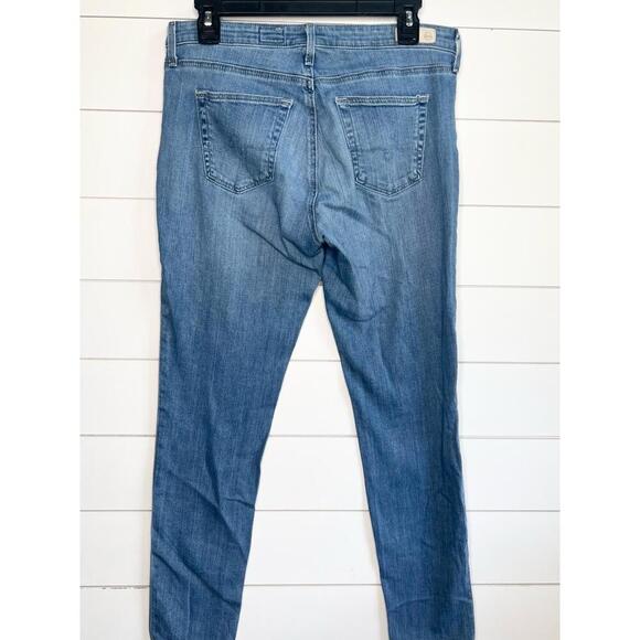 AG Adriano Goldschmied Blue Denim The Legging Ankle Skinny Fit Jeans 29 R - Picture 2 of 16